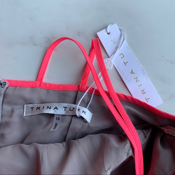 Trina Turk 'Yvette' Ponte Sheath Dress taupe pink - Picture 8 of 10